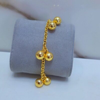Luxury Gold Double Drop Chain Bracelet